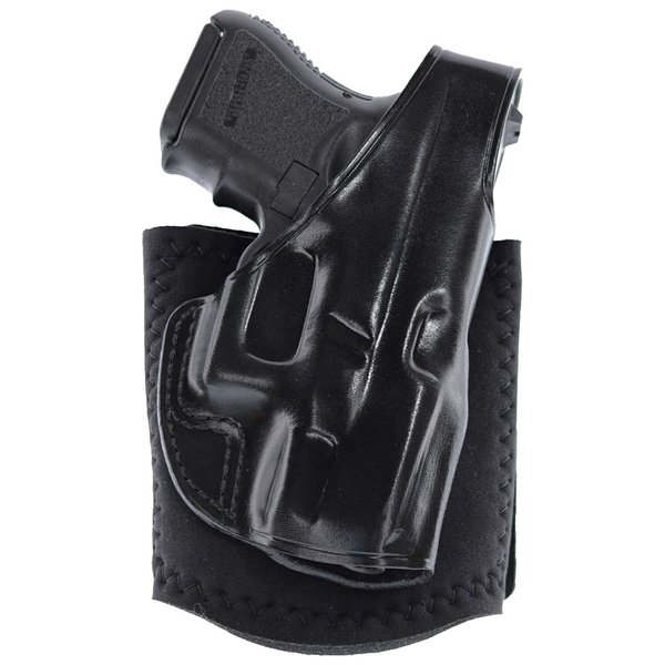 Galco Ankle Glove/Ankle Holster for Glock 26, 27, 33 (Black, Right-Hand)
