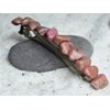 Rhodonite Stone French Barrette Hair Clip 4" or 100 mm Length