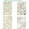 8 Sheets Christmas Nail Art Stickers 3D Christmas Nail Decals Xmas Tree Santa Claus Nail Stickers Designs Holiday Winter Xmas Nail Stickers for Women Girls Kids Christmas Nail Decoration Accessories