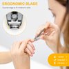BEZOX Safe Baby Nail Clippers, Small Jaw Kids Nail Clipper Trimmers for Infants, Child and Toddlers, Precision Nail Grooming Tool for Tiny Fingers and Toes - Silver