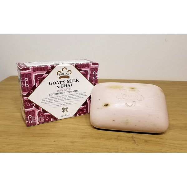 Bar Soap, Goats Milk& Chai, 5 oz ( Five Pack)