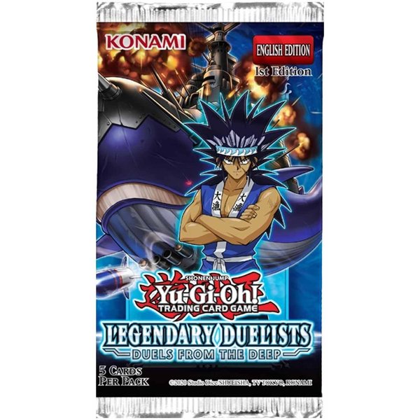YU-GI-OH! LDU9 Legendary Duelists 9-Duels from The Deep Booster Packet, Multi