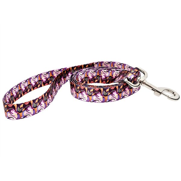 DoggyRide Fashion Dog Leash, 5-Feet, Van Heemskerck Bild84, Pink/Purple