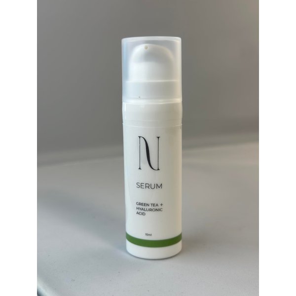 Green tea and hyaluronic acid serum