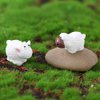 MAOMIA 20 Pcs Miniature Fairy Garden Herd of Sheep Resin Figurine Craft Plant Pot Fairy Garden Landscape Decor Ornament