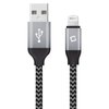 Lightning USB Charging Cable for iPhones, Braided Cable (Made for iPhone) Apple MFI Certified (10-FT Dark Grey)