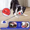 ULEFIX Dog Toys for Aggressive Chewers Interactive Dog Toys, Suction Cup Dog Toy Tug of War Indestructible, Dog Puzzle Toys Treat Food Dispensing Ball, Dog Enrichment Toys