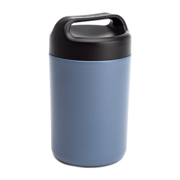 Goodful Stainless Steel Food Jar, Double Wall Vacuum Sealed Insulated Food Storage Container with Carry Handle Lid, 16-Ounce, Deep Blue