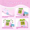 Makolle Talking Flash Cards Educational Toys, Autism Sensory Toys Learning Toys for Toddlers - Montessori Toys Flash Cards for Age 2 3 4 5 6(Pink)