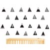 Mountain Wall Decals,8 Different Pattern,Removable Vinyl Wall Stickers for Baby Kids Boy Girl Bedroom Nursery Decor A16 (Black)