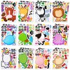 JOYIN 24PCS 9"x6" Make a face Stickers for Kids, Make Your Own Stickers, Mix and Match Stickers with Safaris Sea Farm and Dinosaur Animals, Party Favors Kids Crafts, Goodie Bags Stuffers for Kids