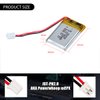 AKZYTUE 3.7V 250mAh 502030 Lipo Battery Rechargeable Lithium Polymer ion Battery with PH2.0mm JST Connector