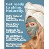 Aztec Secret Essential Indian Clay Mask Kit by Etana – 100% Natural Calcium Bentonite for Deep Pore Cleansing - Facial, Hair & Body Detox Set Wtih Accessories