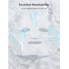 100pcs DIY Facial Mask Sheet, Bulk Pre-cut Facial Sheet Mask Paper Made of Non Woven Fabrics, Disposable Hydrating Face Mask Paper Skincare Salon Home Facial Spa DIY, for Unisex Adult/Teenager