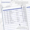 Legend Planner Check Register Book – Accounting Ledger Book for Small Business & Personal Use – Checkbook Register to Track Financial Transactions – Hardcover, 7x10″, 6300 Entries (Mystic Blue)