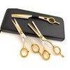 5.5"Professional Razor Edge Hair Cutting Scissors Shears Hairdressing Scissors Barber Shears Set