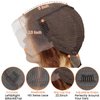 Meuuriay 22 Inch Ombre Lace Front Wig Human Hair,180% Density 13x6 HD Lace Front Wigs Human Hair for Black Women, Highlight Lace Front Wig Human Hair,Gluless Wigs Human Hair Pre Plucked(4/27 22inch)