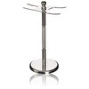 Taconic Shave, Deluxe 100% Stainless Steel Safety Razor & Shaving Brush Stand