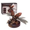 3D Metal Puzzles for Adults, DIY Model Kits for Adults and Teens to Build, 156 Pieces Mechanical Puzzle Rhinoceros Beetle, STEM Toy for Kids, Birthday Gifts for Adults/Boys/Girls（Rhinoceros Beetle）