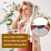 Vodolo Chunni Clips with Safety Pins,8 PCS Strong Chunni Grip Dupatta Setting Clips Indian for Woman Black