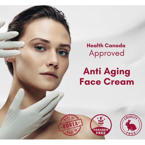 Anti Aging Face Cream with Niacinamide, Vitamin C & E, Peptides | Targets Hyperpigmentation, Wrinkles & Fine Lines | Moisturizing and Brightening Korean Cream 30ml