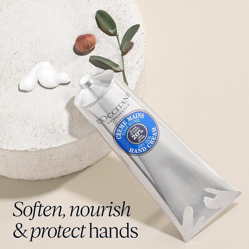 L’OCCITANE Shea Butter Hand Cream: Nourishes Very Dry Hands, Protects Skin, With 20% Organic Shea Butter, Vegan