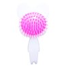 Artkingdome 5.3'' Cute Panda Handle Comb Toddler Hair Brush Detangling Anti-static Soft Massage for Kid's Curly Straight Wet Dry Hair brushes Hair Combs Gift Pink