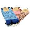 TeeHee Flip Flop Big Toe Cotton Socks 3-Pairs Pack (Mini Stripe)