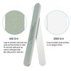 Sawvolker 12pcs Nail Buffer Block Shiny Kit,Nail Shiner Buffer Polishing Blocks for Natural Acrylic Nails Polisher Fingernail Buffer Buffing Nail Shine File Natural Nail Care Tool 600 3000 Grit
