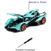 Toy Cars 1/32 Lambo V12 Race Car Diecast Model Car with Sound and Light Pull Back Toy for 3+ Year Old Boys and Kids Car Toy Birthday Gifts