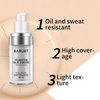 TLM Color Changing Foundation Makeup, Hydrating Waterproof and Light Long Lasting, Flawless Full Coverage Natural Color Face Primer Base Makeup.