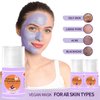 Grospe Eggplant Clay & Mud Mask for Women - Perfect for Pores, Nourishment and Moisturization Anti-Aging - Oil Balance, Facial Mask for Senstive Skin