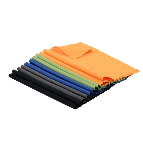 ColorYourLife 10-Pack Microfiber Cleaning Cloths for Smart Phones, Laptops, Tablets, Lenses, LCD Monitor, TV, Camera, Glasses, Optics etc in Retail Packaging