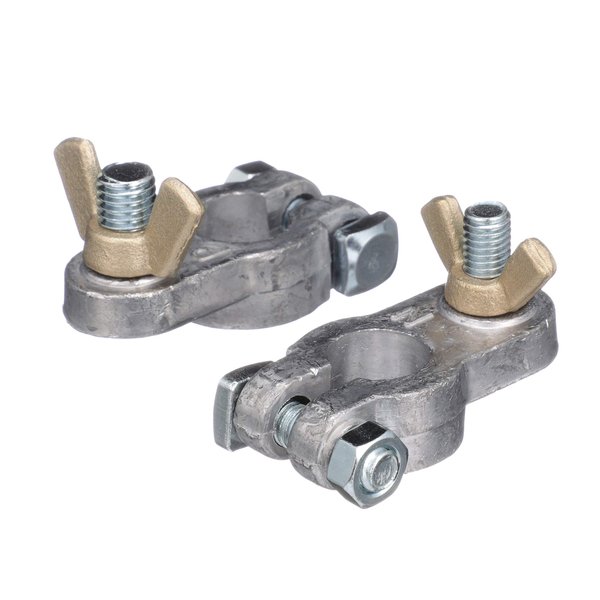 Seachoice Boat Battery Terminal Set w/ Wing Nuts, Includes Positive and Negative Terminals