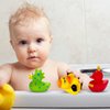 Olah-Olah 15 Pcs Rubber Ducks in Bulk, Jeep Ducks for Ducking, Assorted Rubber Ducks Jeep Ducking - Toddler Baby Bath Toys Assortment, Kids Birthday Gifts Holiday Party Favors