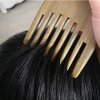 1 Pack Sandalwood Hair Pick Wide Tooth Hair Comb Hair Beard Pick Comb Wooden Hair Comb Afro Pick Lift Comb