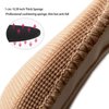 DANCEYOU Dance Knee Pads Hard Sponge Volleyball Knee Brace for Big Kid Teen Adults Football Pole Dancer Workout Knee Protector, Tan, M