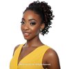 Mane Concept Brown Sugar Human Hair Mix Wrap&Tie Ponytail - BSWNT14 SOFT BOUNCY CURL 10" (1B)