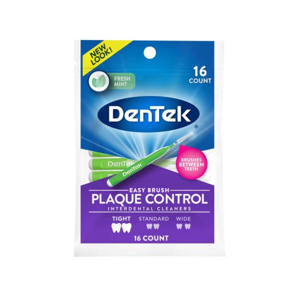 Dentek Easy Brush Fresh Mint Extra Tight Interdental Cleaners - 16 CT