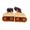Create idea 2Pcs XT90 Male to Female Connector Adaptor Plug 12AWG with 8cm Cable for RC UAV Car Charger LiPo Battery Connector