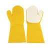 Suneration 2 X Pool Cleaning Gloves for Swimming Pool Hot Tub Spa Scrubbing Mitt Waterproof Latex Gloves with Scouring Pad