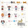 33 PCS Dog Birthday Cake Topper Dog Party Decoration Puppy Birthday Theme Party Supplies Puppy Cake Decoration Dog Cake Topper