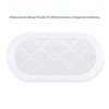 Yoofoss Waterproof Bassinet Mattress Pad Cover 2 Pack Fit for Hourglass/Oval Bassinet Mattress, Baby Bassinet Mattress Protector for Boys and Girls 32X16in White