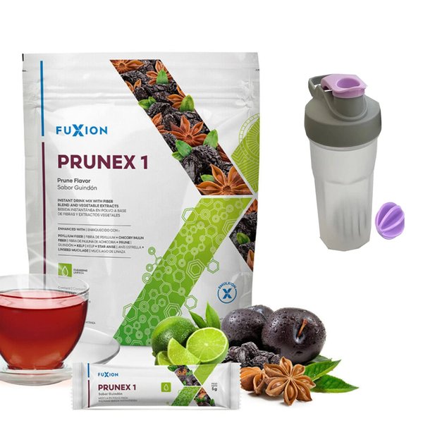 FuXion Prunex 1- Liberate The Transit in Your Digestive System!(Prunex 1-Detox Cleanse, 28 Sticks)