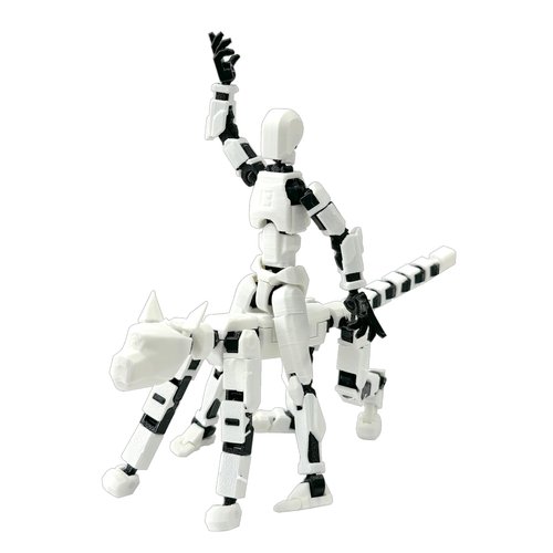 Titan 13 Action Figure Set(Assembled),3D Printed Multi-Jointed Movable,Lucky 13 Action Figure for Desktop Decorations.