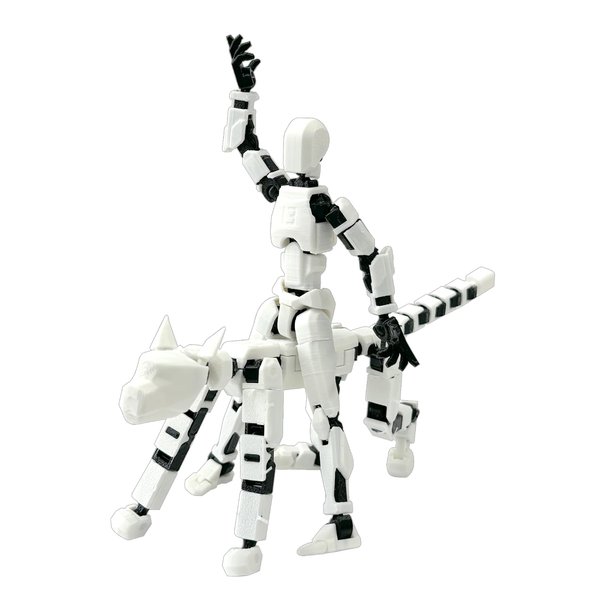 Titan 13 Action Figure Set(Assembled),3D Printed Multi-Jointed Movable,Lucky 13 Action Figure for Desktop Decorations.