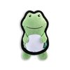 Beco Lovable Frog Squeaker Dog Toy, Made with 65% Recycled Materials, Snuggle, Chew, Toss & Fetch