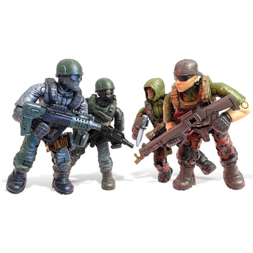 Mega Construx Special Ops vs Jungle Mercenaries Call of Duty Collectible Character Buildable Micro Action Figure