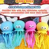 JIAHO 4 Pack Octopus Squishy Stress Balls for Kids and Adults, Sea Animals Squeeze Toys, Dough Ball, Squishy Toys for Kids Party Favors | Colorful Stress Relief Squishy Balls | Octopus Toys