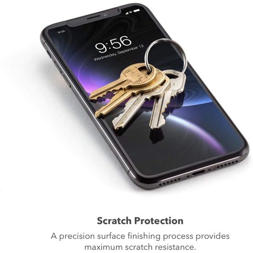ZAGG InvisibleShield Glass+ Screen Protector, Fits iPhone 8 / iPhone 7 / iPhone 6s / iPhone 6 – Extreme Impact & Scratch Protection – Easy To Apply Tools Included - Seamless Touch Sensitivity - Bulk Packaging
